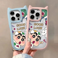 Shinchan Cat Ears Phone Case (For iPhones) - Bear Hugs