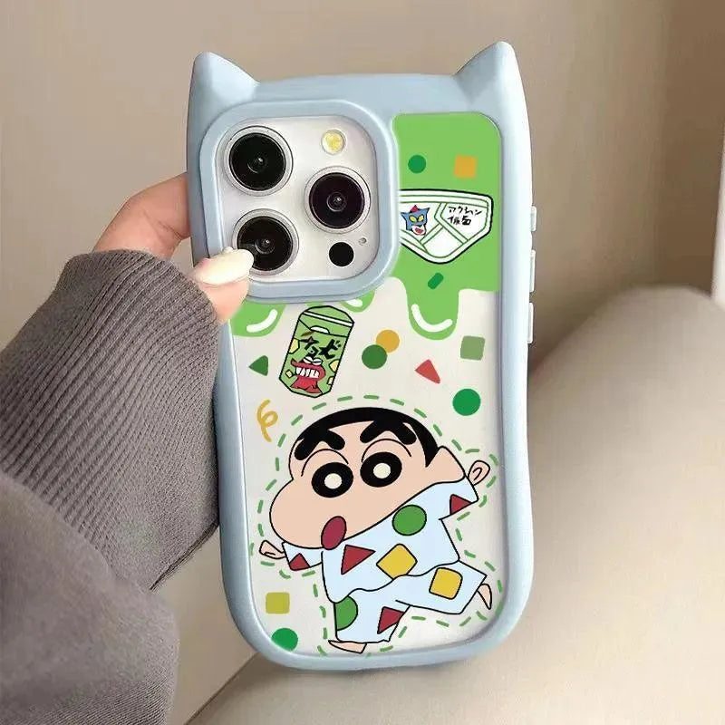 Shinchan Cat Ears Phone Case (For iPhones) - Bear Hugs