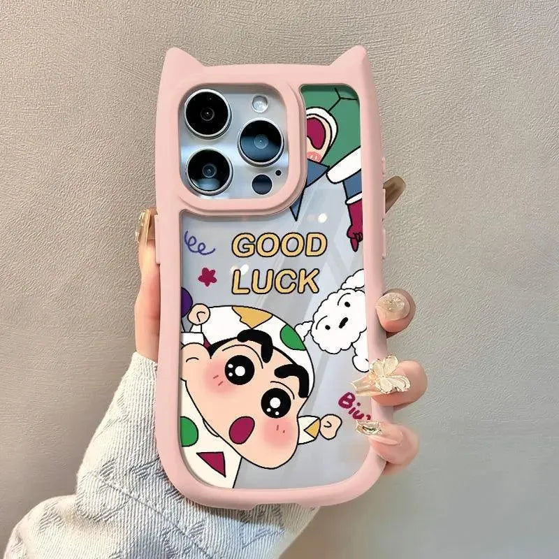 Shinchan Cat Ears Phone Case (For iPhones) - Bear Hugs