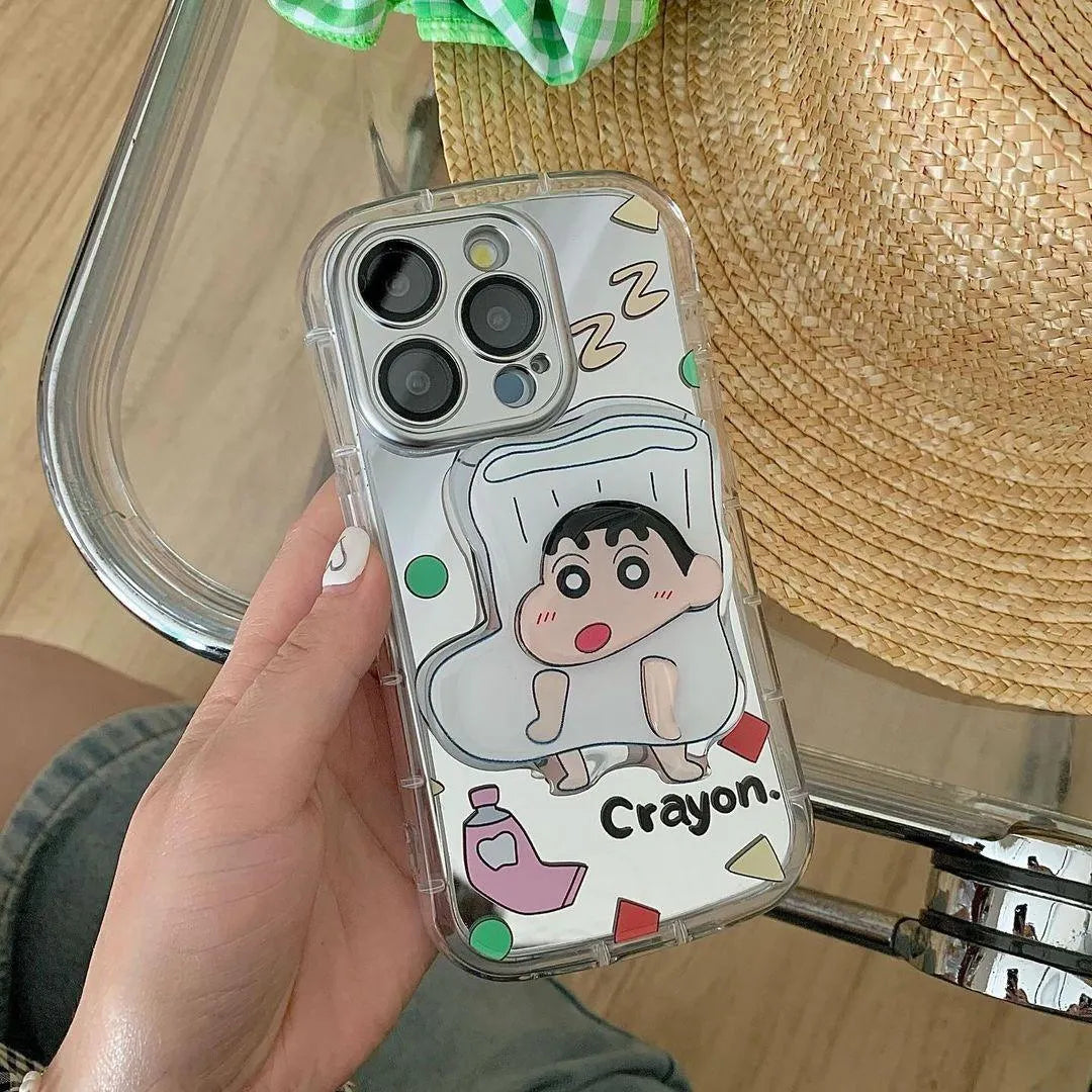 Shinchan Playful Phone Case (For iPhone) - Bear Hugs