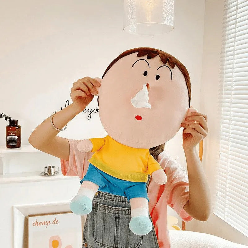 Shinchan Plush Tissue Holder Doll - Bear Hugs