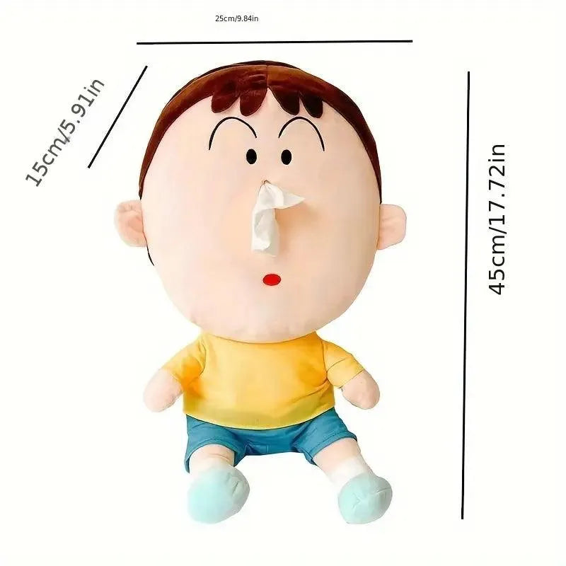 Shinchan Plush Tissue Holder Doll - Bear Hugs