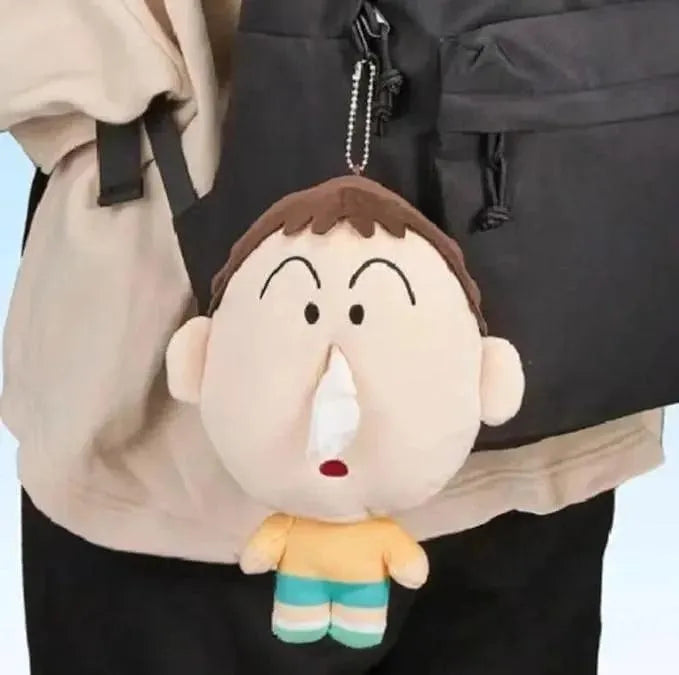 Shinchan Plush Tissue Holder Doll - Bear Hugs