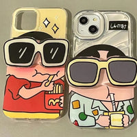 Shinchan Sunglasses Phone Case (For iPhones) - Bear Hugs