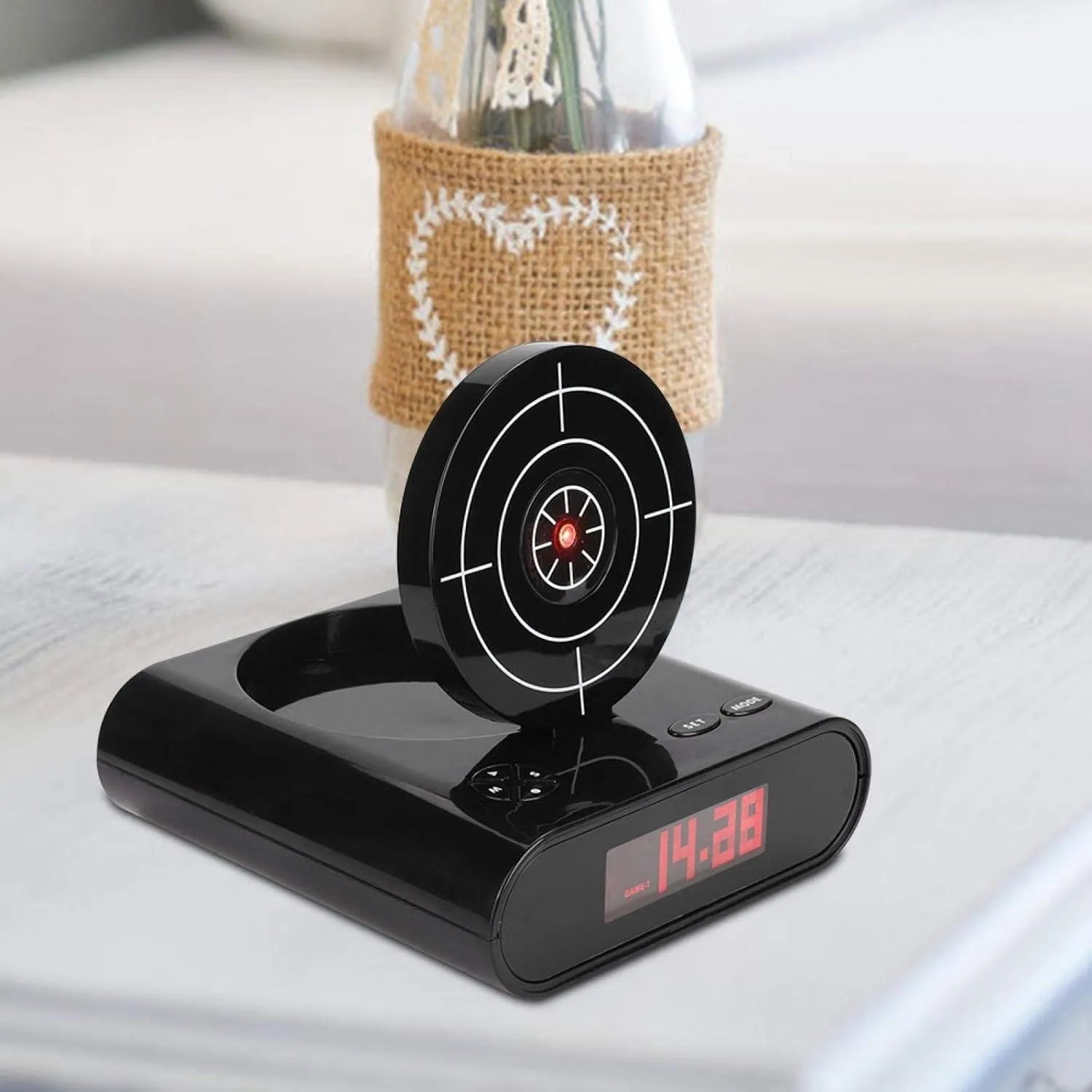 Shooting Target Laser Alarm Clock - Bear Hugs