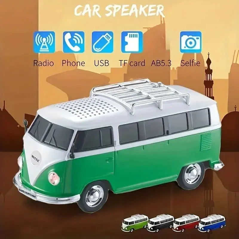 Sightseeing Bus Model Portable Speaker - Bear Hugs