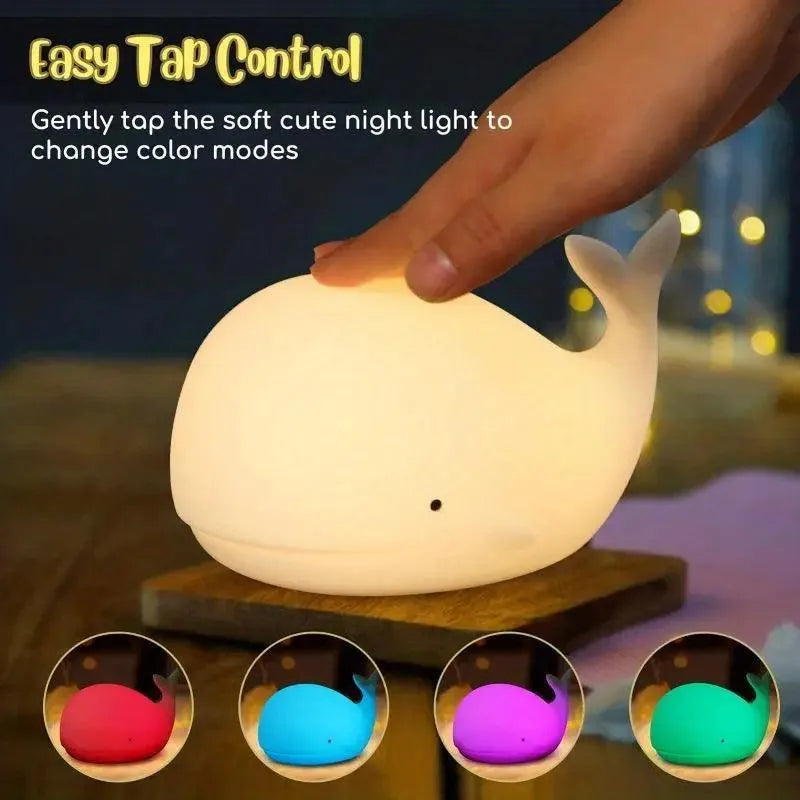 Silicon Whale Night Lamp - Bear Hugs