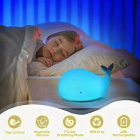 Silicon Whale Night Lamp - Bear Hugs