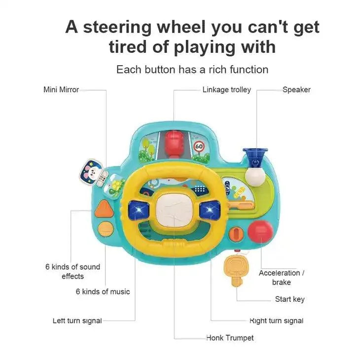 Simulation Steering Wheel with Music - Bear Hugs