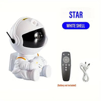 Sitting Astronaut Nebula Projector - Bear Hugs