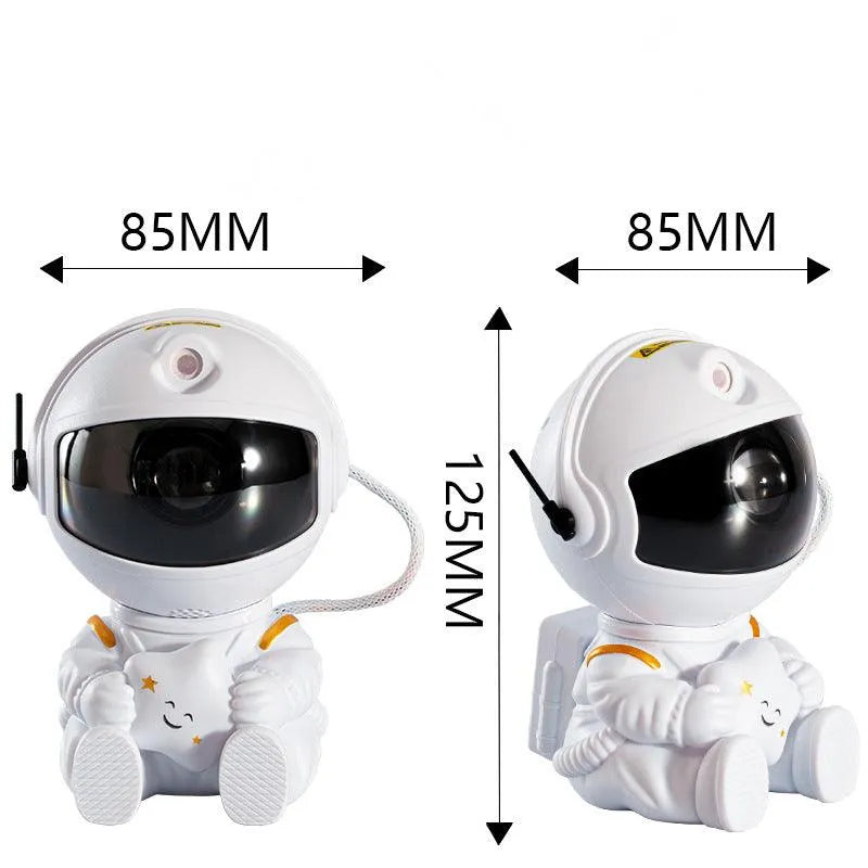 Sitting Astronaut Nebula Projector - Bear Hugs