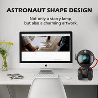 Sitting Astronaut Nebula Projector - Bear Hugs