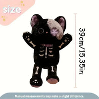 Skeleton Cat Plush Toy (40 cm) - Bear Hugs