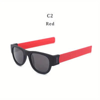 Slap on Wrist Novelty Folding Polarized Fashion Glasses - Bear Hugs