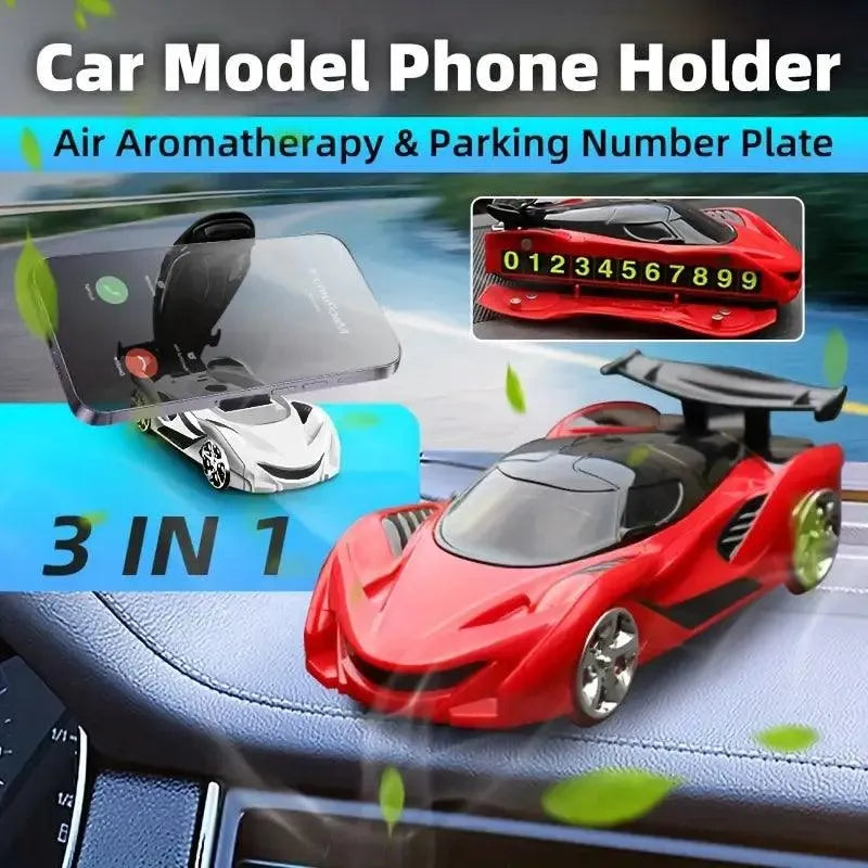 Sleek Aromatherapy Sports Car Phone Mount - Bear Hugs