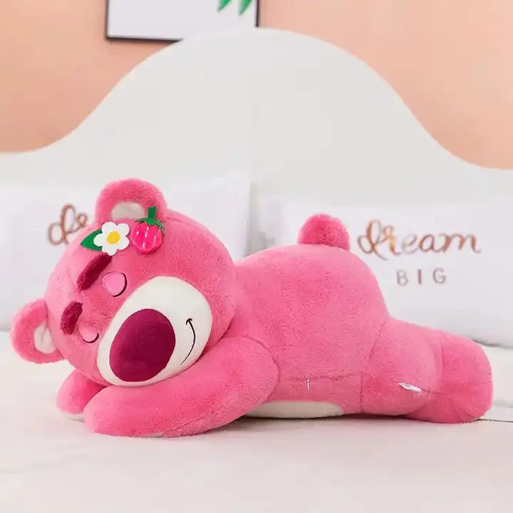 Sleeping Strawberry Bear Plushie (50 cm) - Bear Hugs