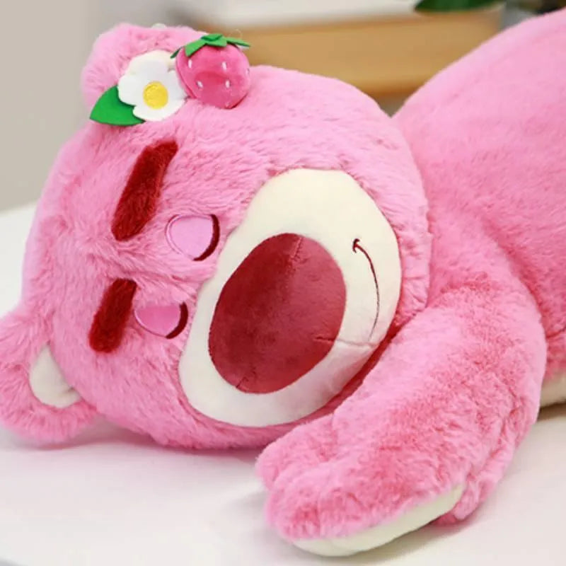 Sleeping Strawberry Bear Plushie (50 cm) - Bear Hugs