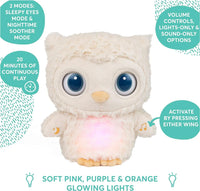 Sleepy Eyes Owl Soothing Plushie - Bear Hugs