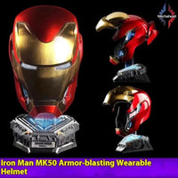 Smart Wearable Iron Man Voice Controlled MK50 Helmet - Bear Hugs