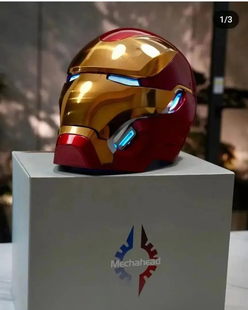 Smart Wearable Iron Man Voice Controlled MK50 Helmet - Bear Hugs