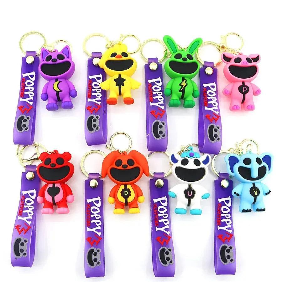 Smiling Critters Keychain - Bear Hugs