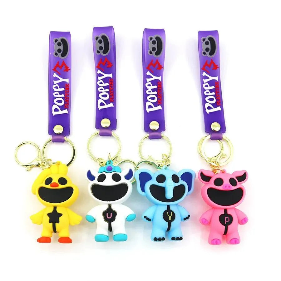 Smiling Critters Keychain - Bear Hugs