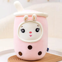 Smiling Face Kawaii Boba Tea Plushie - Bear Hugs