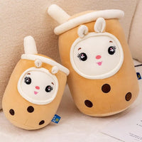 Smiling Face Kawaii Boba Tea Plushie - Bear Hugs