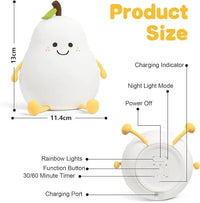 Smiling Pear Night Light - Bear Hugs