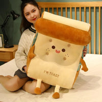 Smiling Toast Wedge Cushion - Bear Hugs