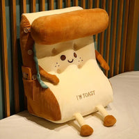 Smiling Toast Wedge Cushion - Bear Hugs