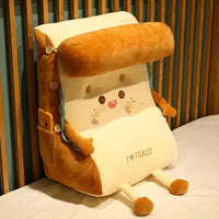 Smiling Toast Wedge Cushion - Bear Hugs