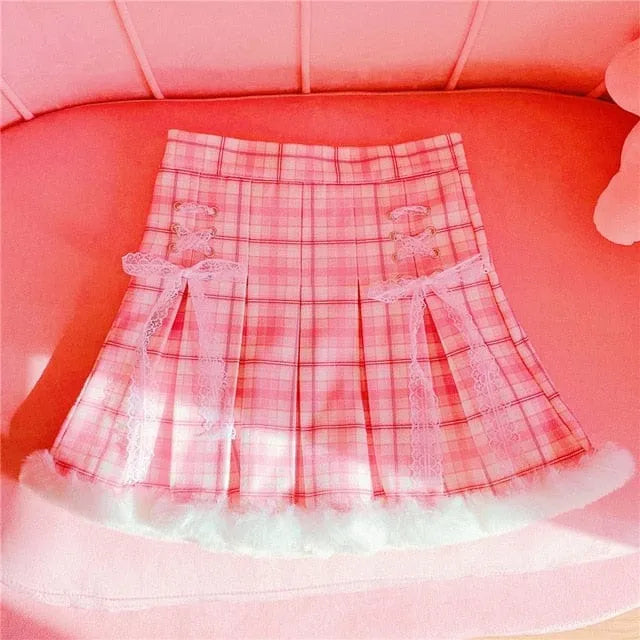 Snow Day Candy Pink Skirt
