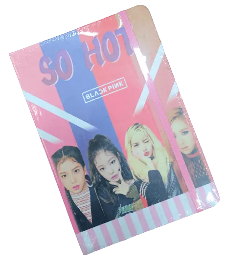 So Hot Black Pink A5 Notebook - Bear Hugs