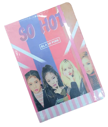 So Hot Black Pink A5 Notebook - Bear Hugs