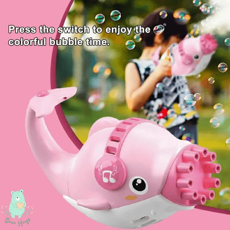 Soapy Dolphin Bubble Machine - Bear Hugs