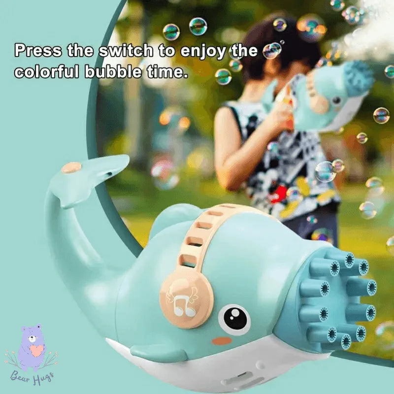 Soapy Dolphin Bubble Machine - Bear Hugs