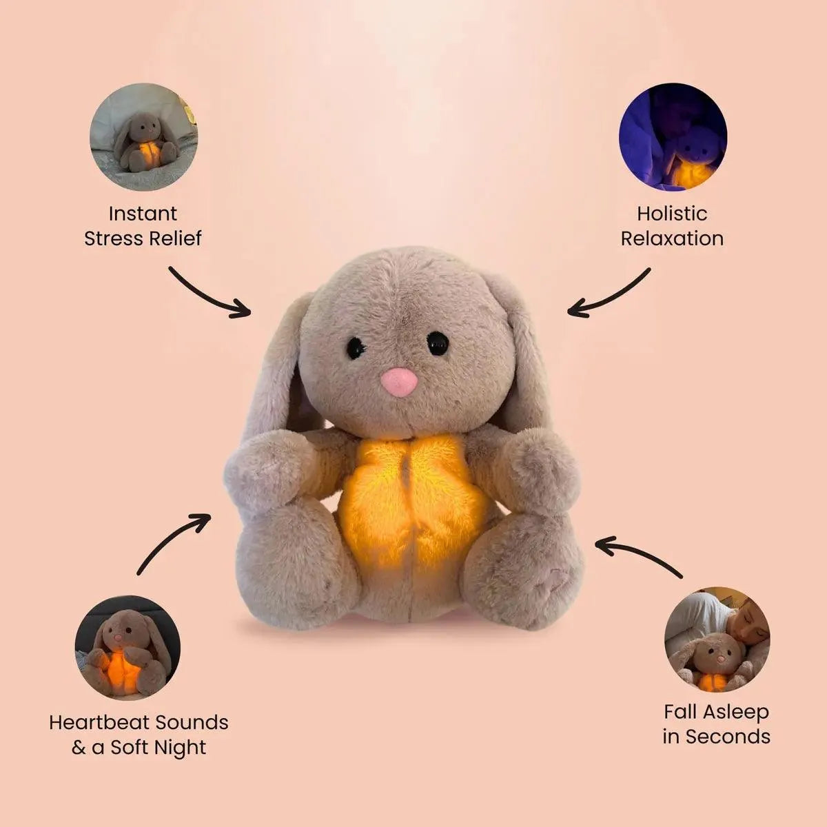 Soothe and Snuggle Breathing Baby Bunny - Bear Hugs