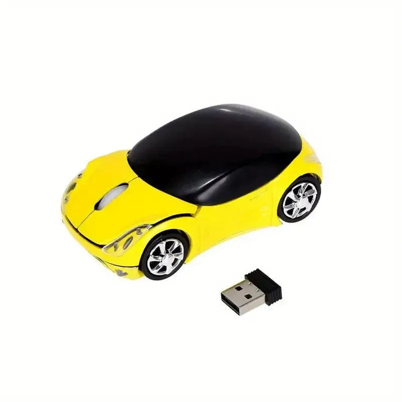 Speedy Wireless Car-Shaped Mouse - Bear Hugs