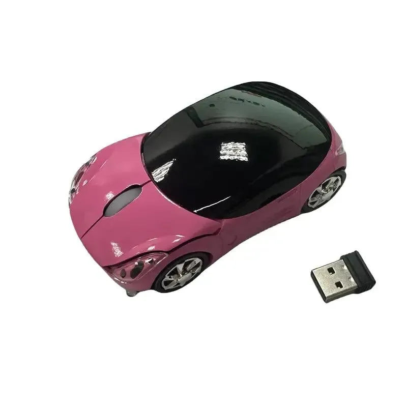 Speedy Wireless Car-Shaped Mouse - Bear Hugs