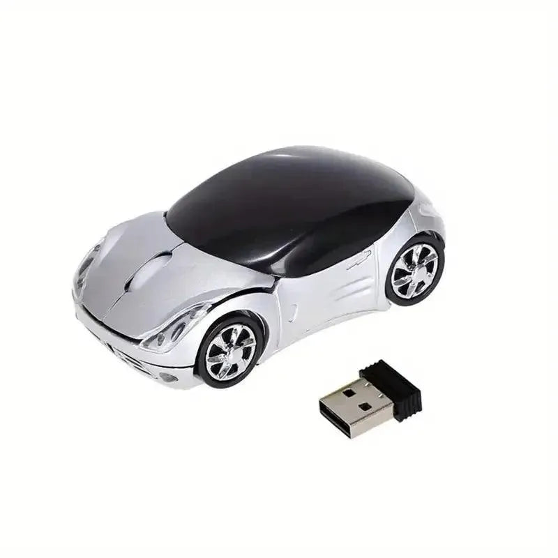 Speedy Wireless Car-Shaped Mouse - Bear Hugs