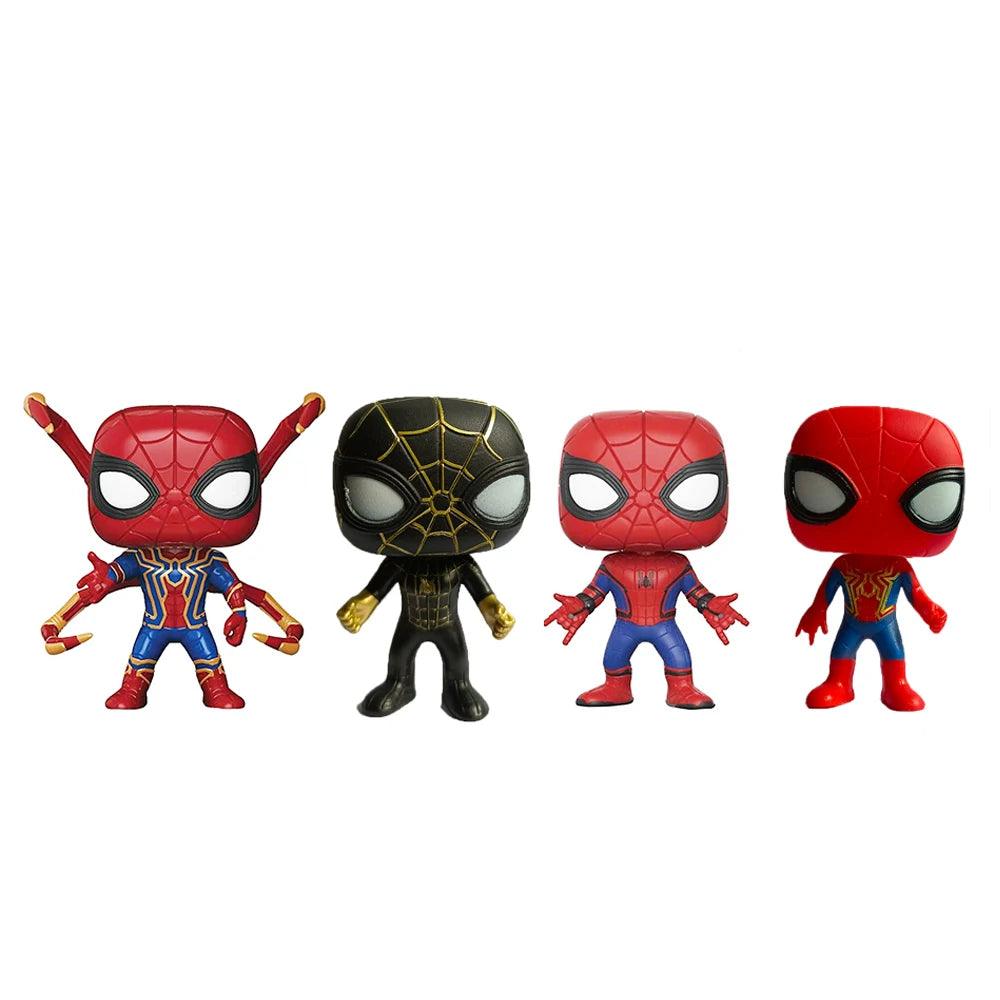 Spider-Man POP Mini Action Figures (Set of 4) - Bear Hugs