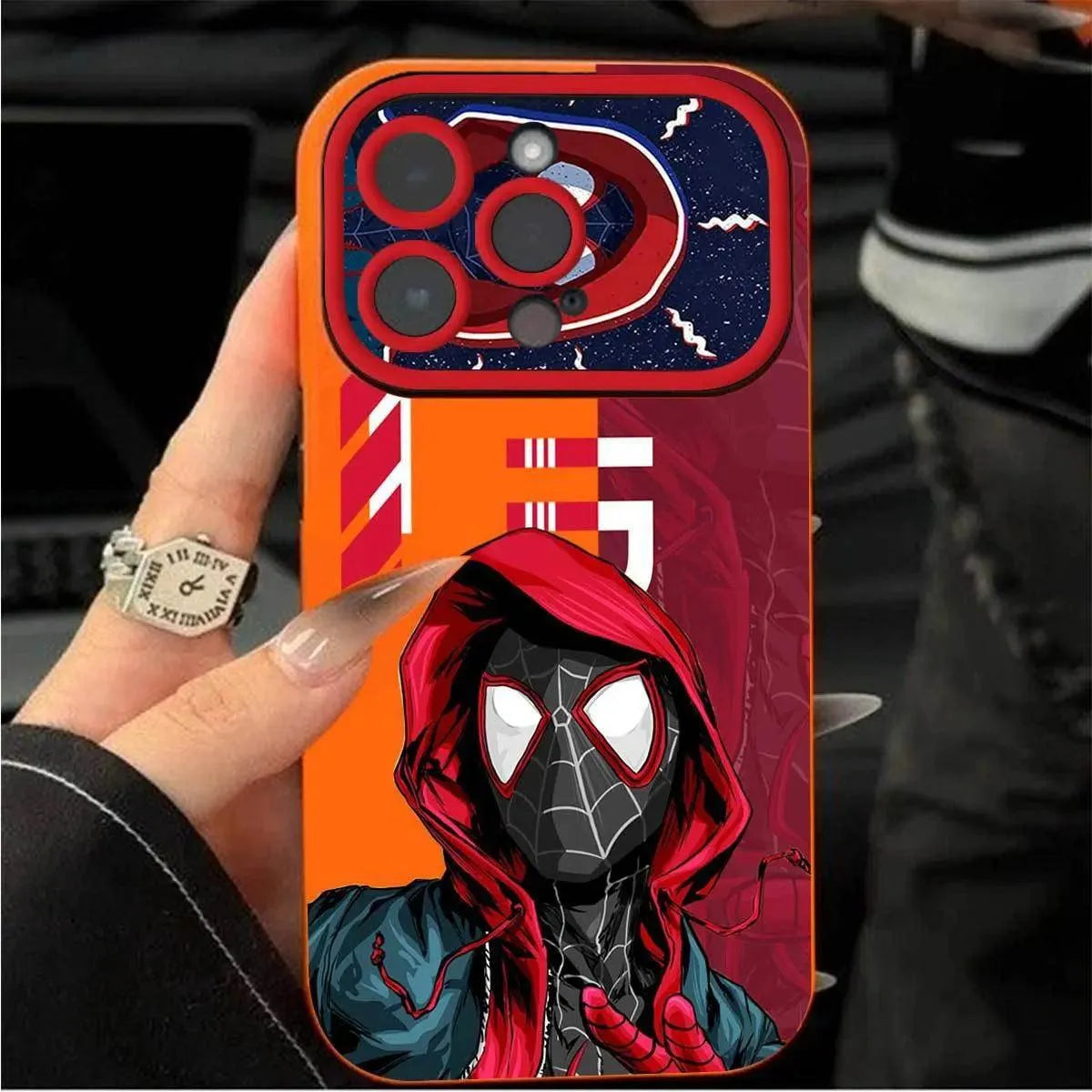 Spiderman Hoodie Phone Case (For iPhones) - Bear Hugs