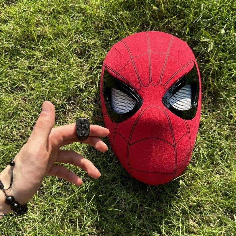 SpiderVision Luxe Mask: Spider-Man Mask with Moving Eyes - Bear Hugs