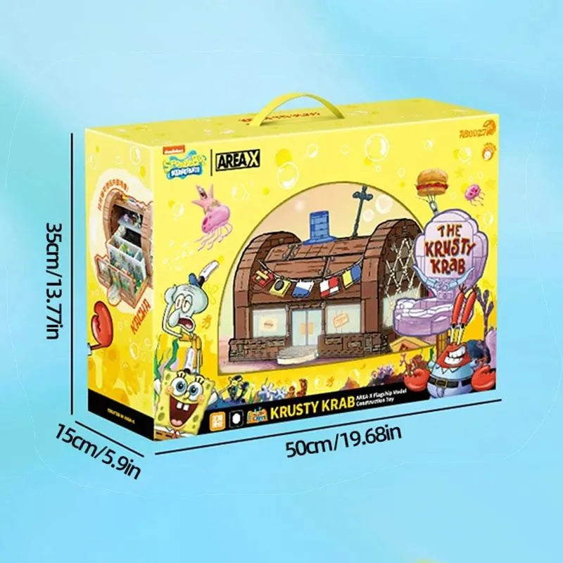 SpongeBob Premium Krusty Krab Restaurant Building Blocks - Bear Hugs