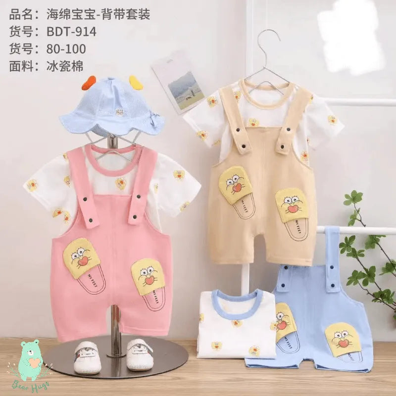 SpongeBob Strap Set Dungaree - Bear Hugs