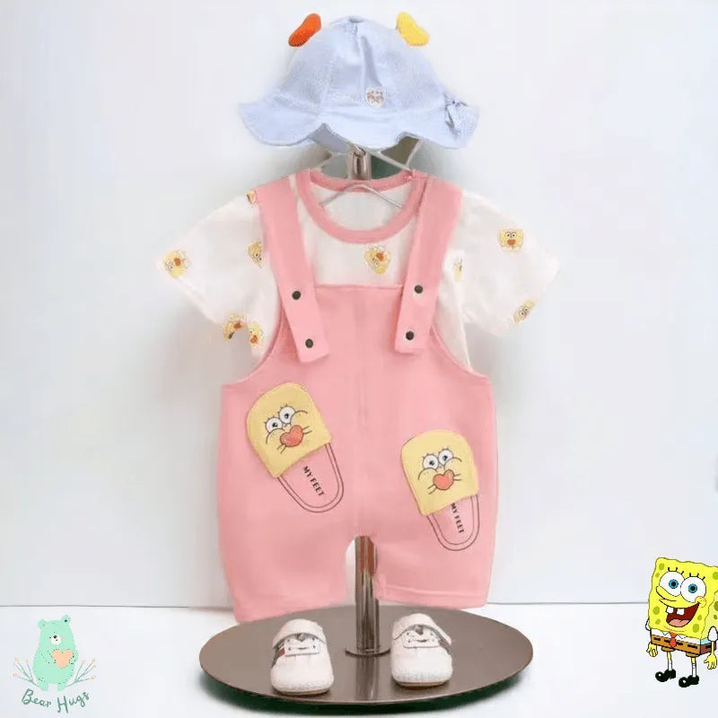 SpongeBob Strap Set Dungaree - Bear Hugs