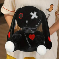 Spooky Cute Goth Bunny Plush (25 cm) - Bear Hugs