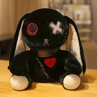 Spooky Cute Goth Bunny Plush (25 cm) - Bear Hugs