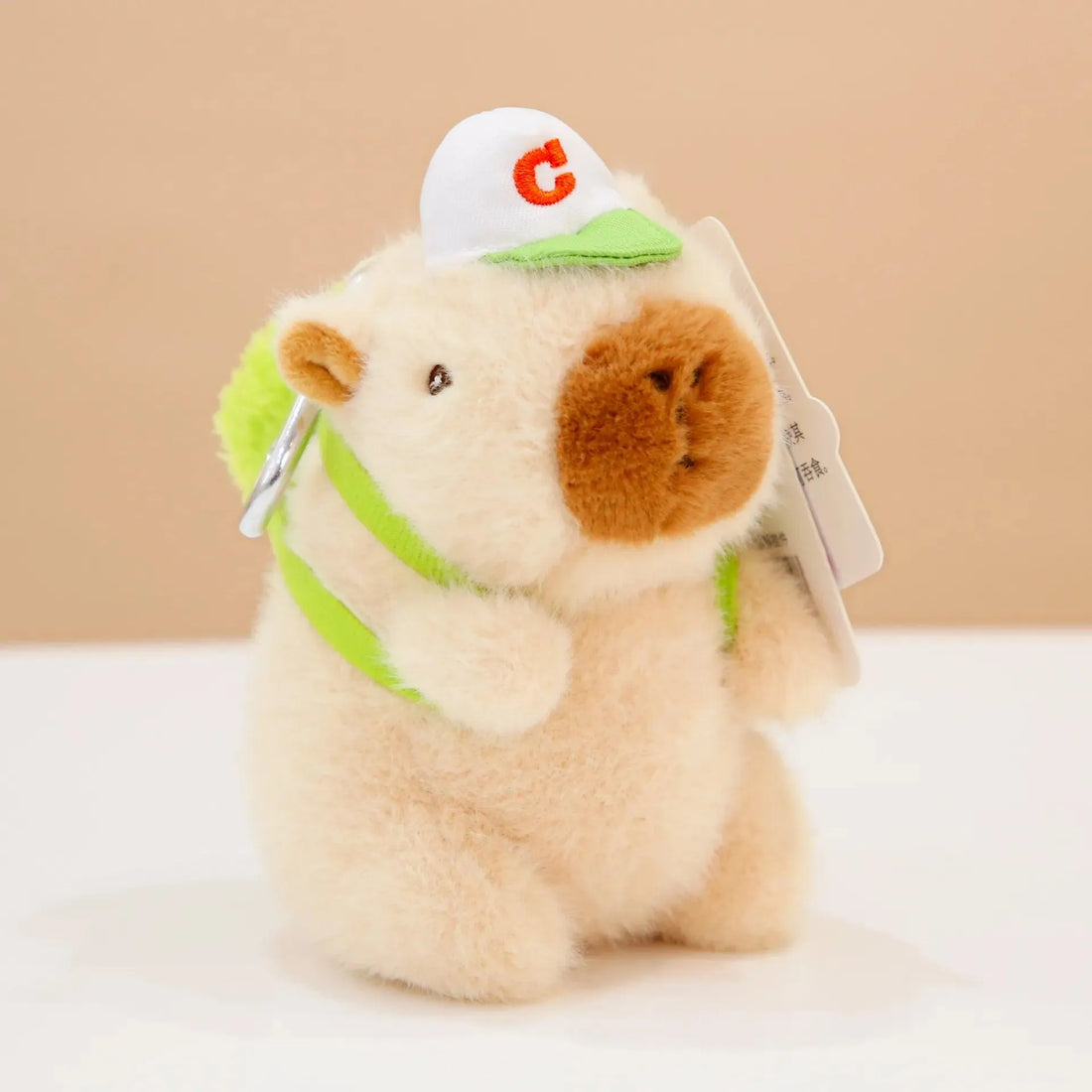 Sporty Capybara Pull Ball Plush Keychain - Bear Hugs